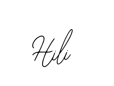 Design your own signature with our free online signature maker. With this signature software, you can create a handwritten (Bearetta-2O07w) signature for name Hili. Hili signature style 12 images and pictures png