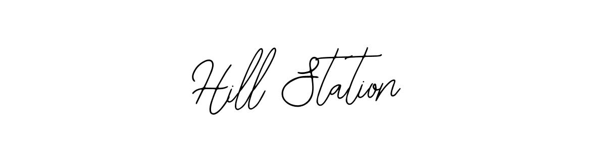 You should practise on your own different ways (Bearetta-2O07w) to write your name (Hill Station) in signature. don't let someone else do it for you. Hill Station signature style 12 images and pictures png