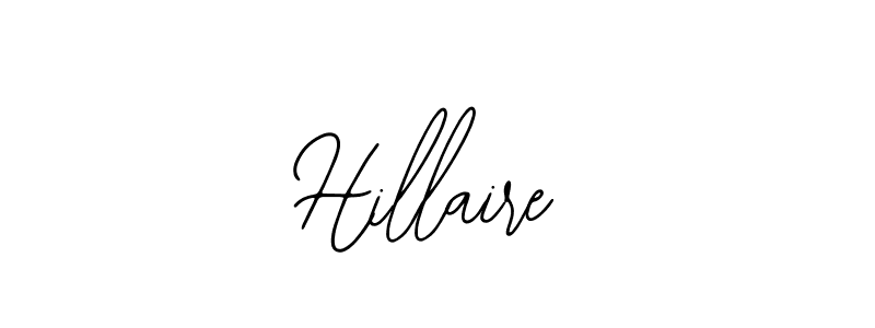 How to make Hillaire name signature. Use Bearetta-2O07w style for creating short signs online. This is the latest handwritten sign. Hillaire signature style 12 images and pictures png