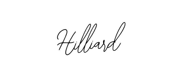 How to make Hilliard name signature. Use Bearetta-2O07w style for creating short signs online. This is the latest handwritten sign. Hilliard signature style 12 images and pictures png