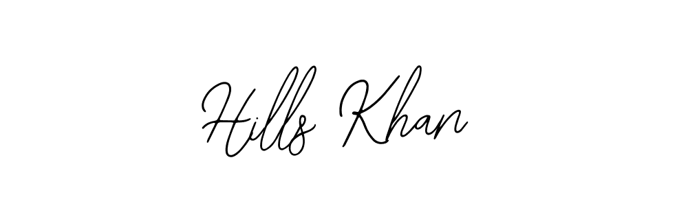 How to make Hills Khan signature? Bearetta-2O07w is a professional autograph style. Create handwritten signature for Hills Khan name. Hills Khan signature style 12 images and pictures png