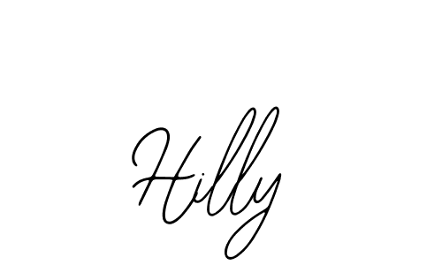 Design your own signature with our free online signature maker. With this signature software, you can create a handwritten (Bearetta-2O07w) signature for name Hilly. Hilly signature style 12 images and pictures png