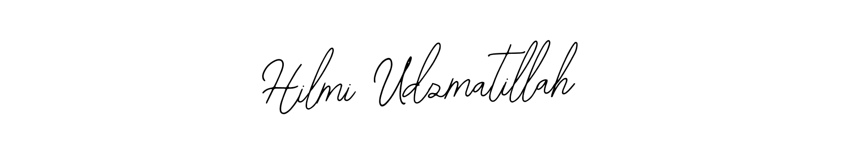 Similarly Bearetta-2O07w is the best handwritten signature design. Signature creator online .You can use it as an online autograph creator for name Hilmi Udzmatillah. Hilmi Udzmatillah signature style 12 images and pictures png