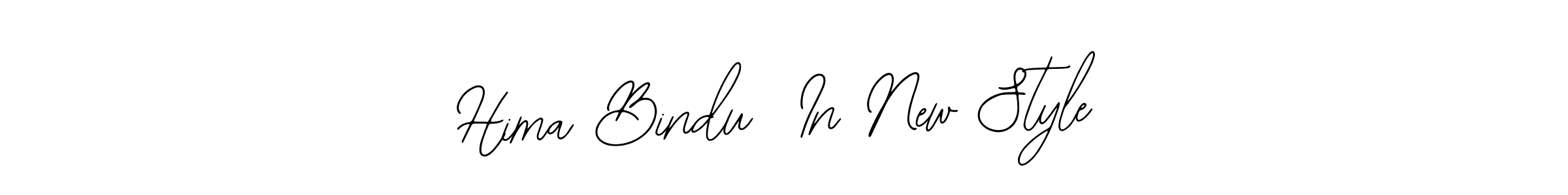 Design your own signature with our free online signature maker. With this signature software, you can create a handwritten (Bearetta-2O07w) signature for name Hima Bindu  In New Style. Hima Bindu  In New Style signature style 12 images and pictures png