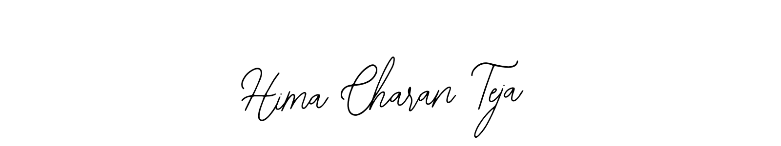 Use a signature maker to create a handwritten signature online. With this signature software, you can design (Bearetta-2O07w) your own signature for name Hima Charan Teja. Hima Charan Teja signature style 12 images and pictures png