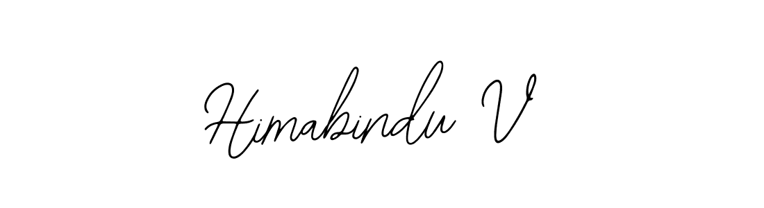 You should practise on your own different ways (Bearetta-2O07w) to write your name (Himabindu V) in signature. don't let someone else do it for you. Himabindu V signature style 12 images and pictures png