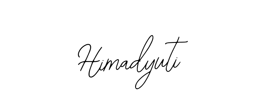 Design your own signature with our free online signature maker. With this signature software, you can create a handwritten (Bearetta-2O07w) signature for name Himadyuti. Himadyuti signature style 12 images and pictures png