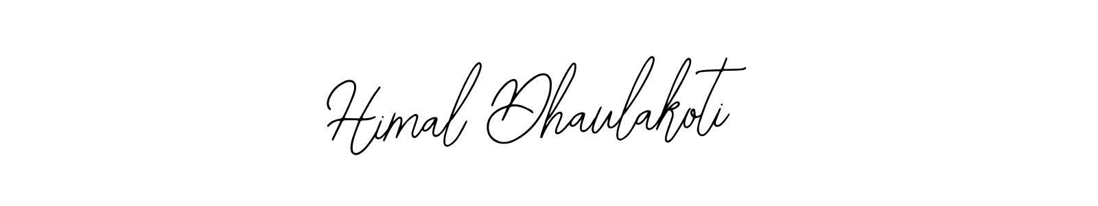 You should practise on your own different ways (Bearetta-2O07w) to write your name (Himal Dhaulakoti) in signature. don't let someone else do it for you. Himal Dhaulakoti signature style 12 images and pictures png