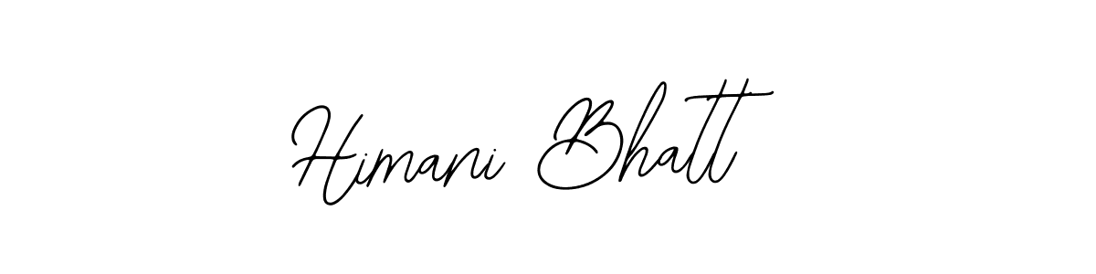 Make a beautiful signature design for name Himani Bhatt. Use this online signature maker to create a handwritten signature for free. Himani Bhatt signature style 12 images and pictures png