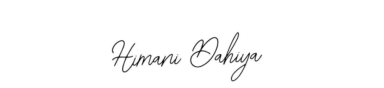 Also You can easily find your signature by using the search form. We will create Himani Dahiya name handwritten signature images for you free of cost using Bearetta-2O07w sign style. Himani Dahiya signature style 12 images and pictures png