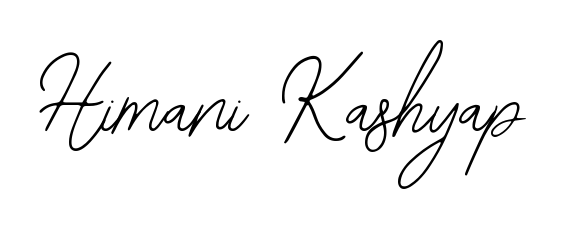 Get an exclusive digital autograph for Himani Kashyap. The Bearetta-2O07w typeface captures the charm of real penmanship on paper. Himani Kashyap signature style 12 images and pictures png