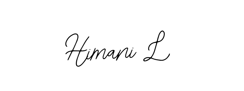 Himani L stylish signature style. Best Handwritten Sign (Bearetta-2O07w) for my name. Handwritten Signature Collection Ideas for my name Himani L. Himani L signature style 12 images and pictures png