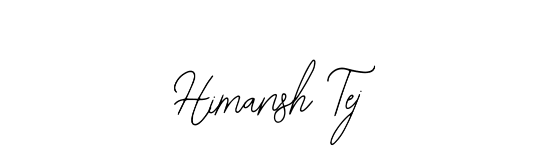 Design your own signature with our free online signature maker. With this signature software, you can create a handwritten (Bearetta-2O07w) signature for name Himansh Tej. Himansh Tej signature style 12 images and pictures png