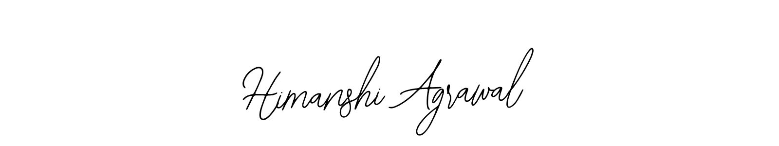 Also You can easily find your signature by using the search form. We will create Himanshi Agrawal name handwritten signature images for you free of cost using Bearetta-2O07w sign style. Himanshi Agrawal signature style 12 images and pictures png
