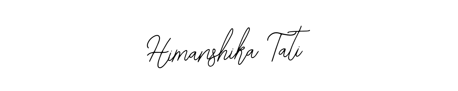 Similarly Bearetta-2O07w is the best handwritten signature design. Signature creator online .You can use it as an online autograph creator for name Himanshika Tati. Himanshika Tati signature style 12 images and pictures png