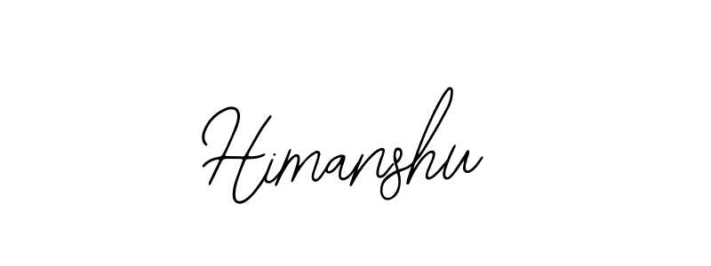 Use a signature maker to create a handwritten signature online. With this signature software, you can design (Bearetta-2O07w) your own signature for name Himanshu. Himanshu signature style 12 images and pictures png