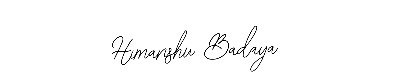 Also we have Himanshu Badaya name is the best signature style. Create professional handwritten signature collection using Bearetta-2O07w autograph style. Himanshu Badaya signature style 12 images and pictures png