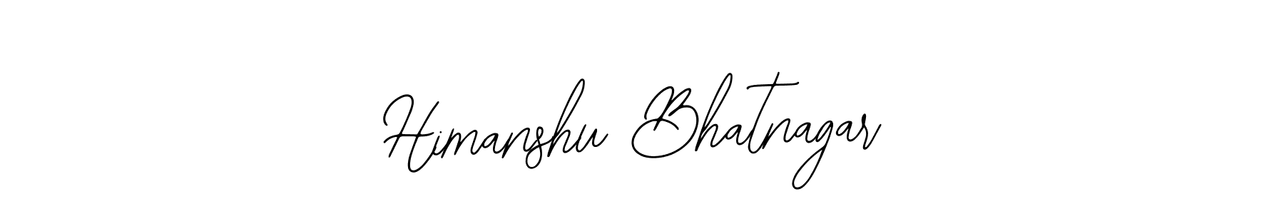 Make a beautiful signature design for name Himanshu Bhatnagar. Use this online signature maker to create a handwritten signature for free. Himanshu Bhatnagar signature style 12 images and pictures png