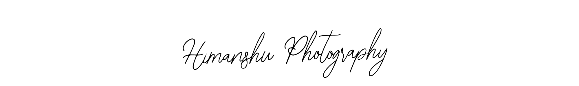 How to make Himanshu Photography name signature. Use Bearetta-2O07w style for creating short signs online. This is the latest handwritten sign. Himanshu Photography signature style 12 images and pictures png
