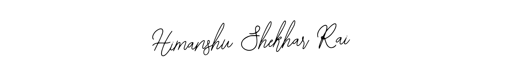 Design your own signature with our free online signature maker. With this signature software, you can create a handwritten (Bearetta-2O07w) signature for name Himanshu Shekhar Rai. Himanshu Shekhar Rai signature style 12 images and pictures png