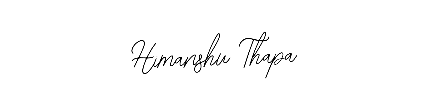 Create a beautiful signature design for name Himanshu Thapa. With this signature (Bearetta-2O07w) fonts, you can make a handwritten signature for free. Himanshu Thapa signature style 12 images and pictures png
