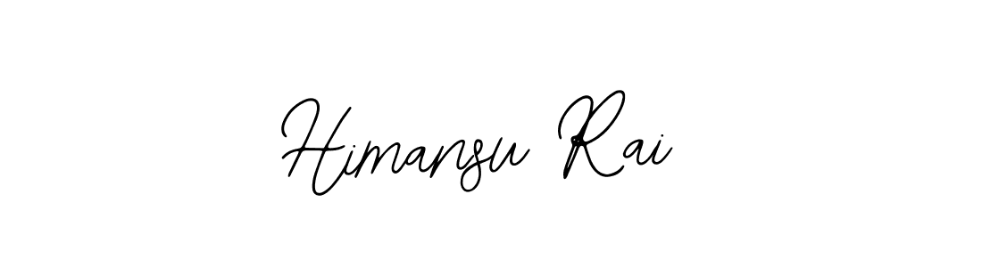 You should practise on your own different ways (Bearetta-2O07w) to write your name (Himansu Rai) in signature. don't let someone else do it for you. Himansu Rai signature style 12 images and pictures png