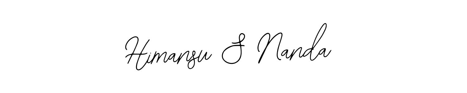 Similarly Bearetta-2O07w is the best handwritten signature design. Signature creator online .You can use it as an online autograph creator for name Himansu S Nanda. Himansu S Nanda signature style 12 images and pictures png