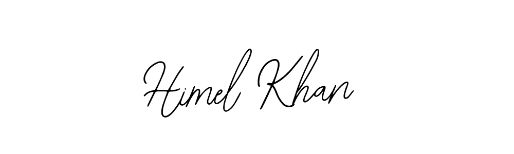 You should practise on your own different ways (Bearetta-2O07w) to write your name (Himel Khan) in signature. don't let someone else do it for you. Himel Khan signature style 12 images and pictures png