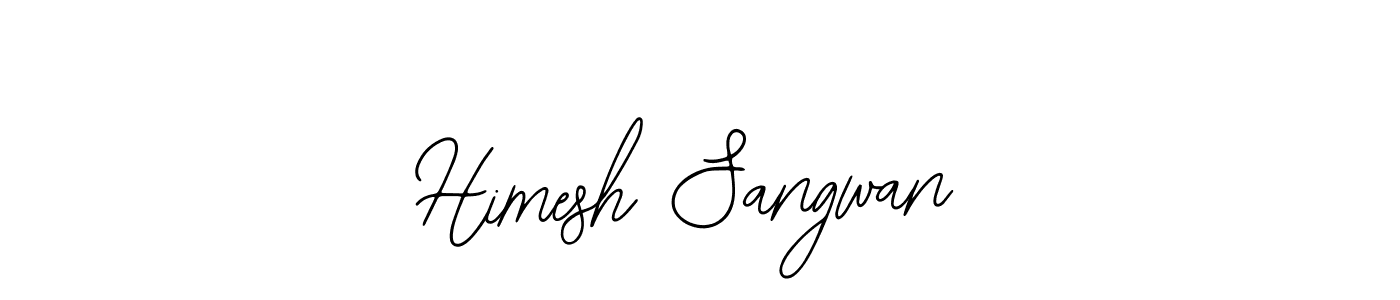 Also You can easily find your signature by using the search form. We will create Himesh Sangwan name handwritten signature images for you free of cost using Bearetta-2O07w sign style. Himesh Sangwan signature style 12 images and pictures png