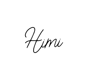 Use a signature maker to create a handwritten signature online. With this signature software, you can design (Bearetta-2O07w) your own signature for name Himi. Himi signature style 12 images and pictures png