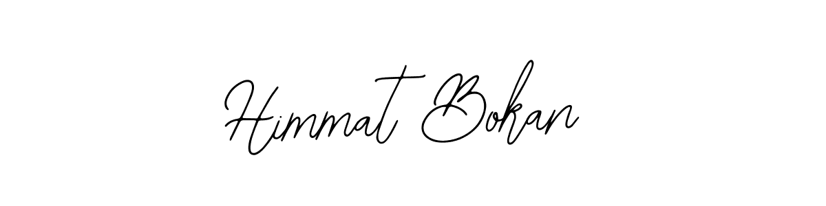 You should practise on your own different ways (Bearetta-2O07w) to write your name (Himmat Bokan) in signature. don't let someone else do it for you. Himmat Bokan signature style 12 images and pictures png