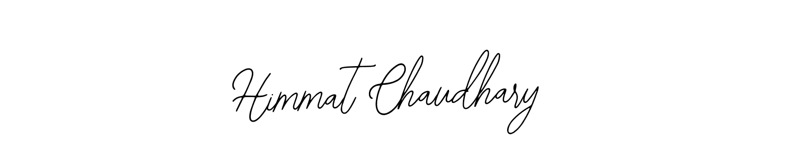 Design your own signature with our free online signature maker. With this signature software, you can create a handwritten (Bearetta-2O07w) signature for name Himmat Chaudhary. Himmat Chaudhary signature style 12 images and pictures png