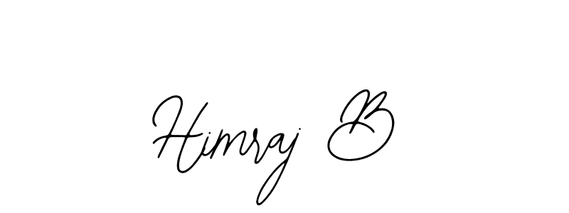 Design your own signature with our free online signature maker. With this signature software, you can create a handwritten (Bearetta-2O07w) signature for name Himraj B. Himraj B signature style 12 images and pictures png