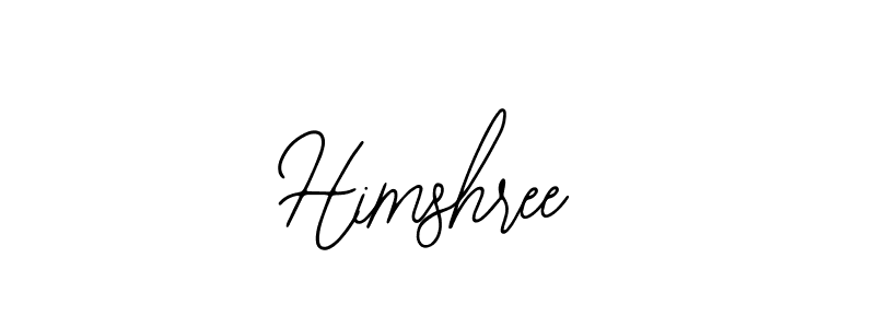 How to make Himshree name signature. Use Bearetta-2O07w style for creating short signs online. This is the latest handwritten sign. Himshree signature style 12 images and pictures png