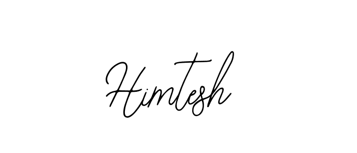 How to make Himtesh name signature. Use Bearetta-2O07w style for creating short signs online. This is the latest handwritten sign. Himtesh signature style 12 images and pictures png