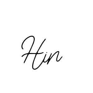 How to make Hin signature? Bearetta-2O07w is a professional autograph style. Create handwritten signature for Hin name. Hin signature style 12 images and pictures png