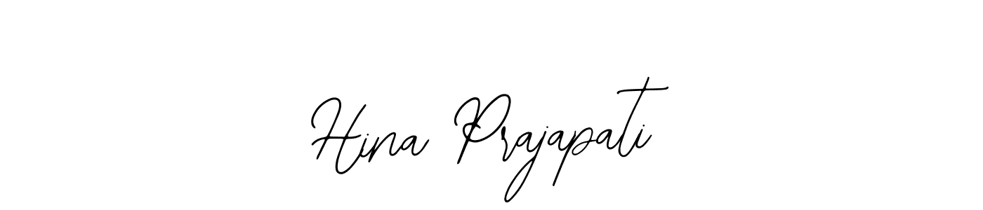Use a signature maker to create a handwritten signature online. With this signature software, you can design (Bearetta-2O07w) your own signature for name Hina Prajapati. Hina Prajapati signature style 12 images and pictures png