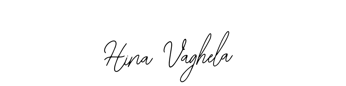How to make Hina Vaghela signature? Bearetta-2O07w is a professional autograph style. Create handwritten signature for Hina Vaghela name. Hina Vaghela signature style 12 images and pictures png