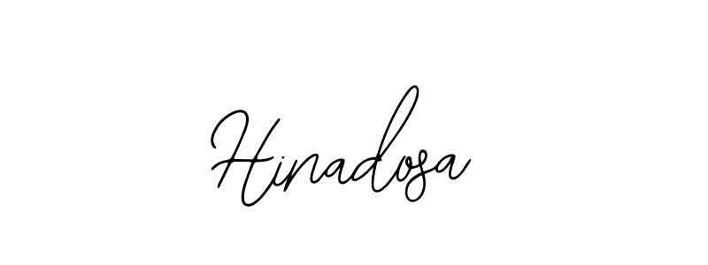 You should practise on your own different ways (Bearetta-2O07w) to write your name (Hinadosa) in signature. don't let someone else do it for you. Hinadosa signature style 12 images and pictures png