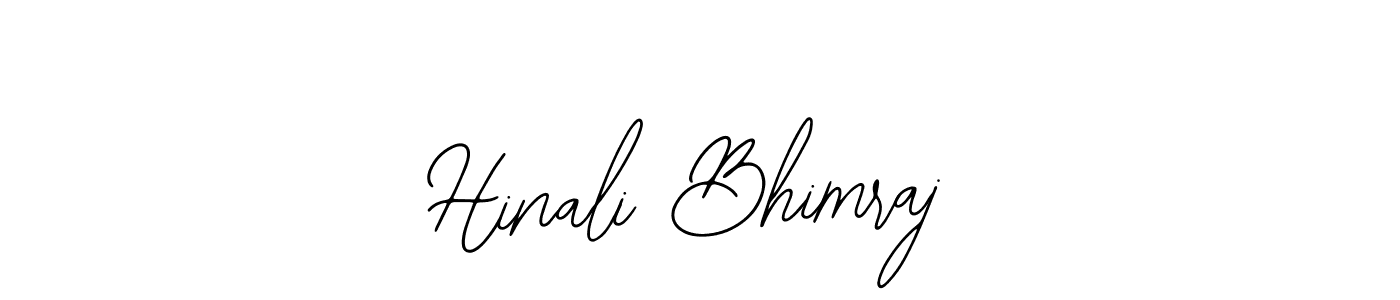 How to Draw Hinali Bhimraj signature style? Bearetta-2O07w is a latest design signature styles for name Hinali Bhimraj. Hinali Bhimraj signature style 12 images and pictures png