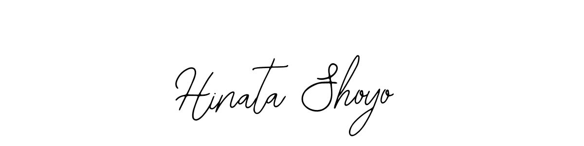 Hinata Shoyo stylish signature style. Best Handwritten Sign (Bearetta-2O07w) for my name. Handwritten Signature Collection Ideas for my name Hinata Shoyo. Hinata Shoyo signature style 12 images and pictures png