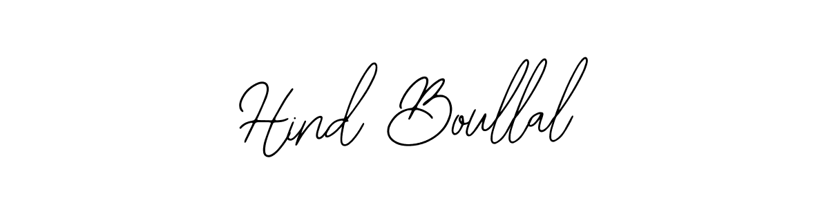 How to make Hind Boullal name signature. Use Bearetta-2O07w style for creating short signs online. This is the latest handwritten sign. Hind Boullal signature style 12 images and pictures png