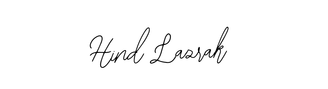 Make a beautiful signature design for name Hind Lazrak. With this signature (Bearetta-2O07w) style, you can create a handwritten signature for free. Hind Lazrak signature style 12 images and pictures png