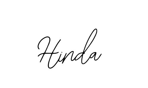Use a signature maker to create a handwritten signature online. With this signature software, you can design (Bearetta-2O07w) your own signature for name Hinda. Hinda signature style 12 images and pictures png