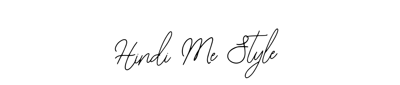 Bearetta-2O07w is a professional signature style that is perfect for those who want to add a touch of class to their signature. It is also a great choice for those who want to make their signature more unique. Get Hindi Me Style name to fancy signature for free. Hindi Me Style signature style 12 images and pictures png