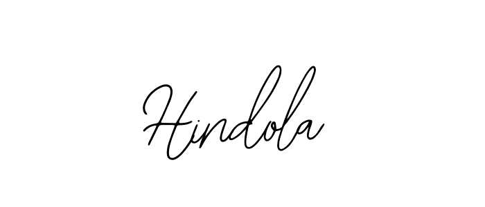 if you are searching for the best signature style for your name Hindola. so please give up your signature search. here we have designed multiple signature styles  using Bearetta-2O07w. Hindola signature style 12 images and pictures png