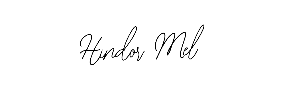 You should practise on your own different ways (Bearetta-2O07w) to write your name (Hindor Mel) in signature. don't let someone else do it for you. Hindor Mel signature style 12 images and pictures png