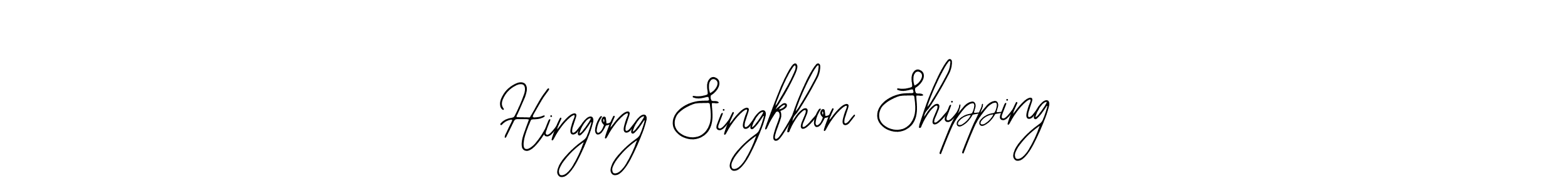 Make a beautiful signature design for name Hingong Singkhon Shipping. Use this online signature maker to create a handwritten signature for free. Hingong Singkhon Shipping signature style 12 images and pictures png