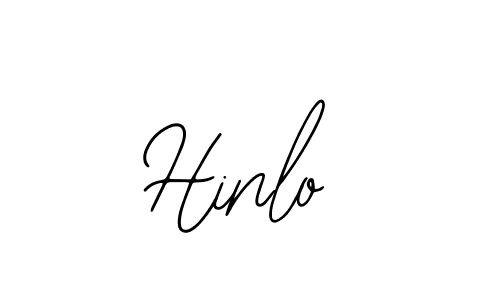 How to make Hinlo signature? Bearetta-2O07w is a professional autograph style. Create handwritten signature for Hinlo name. Hinlo signature style 12 images and pictures png