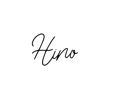 How to make Hino name signature. Use Bearetta-2O07w style for creating short signs online. This is the latest handwritten sign. Hino signature style 12 images and pictures png